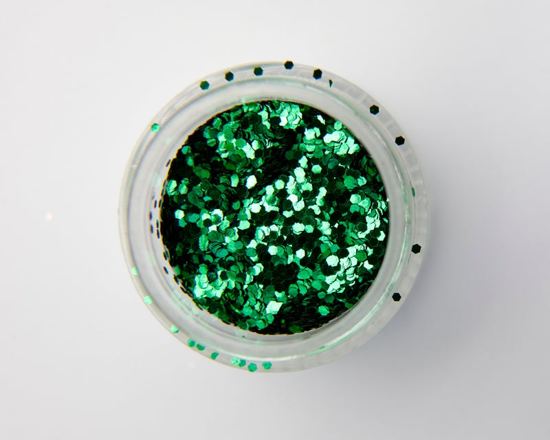 Tummanvihre&auml; paljetti hile