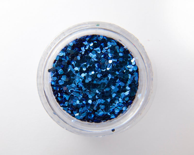 Sininen paljetti hile