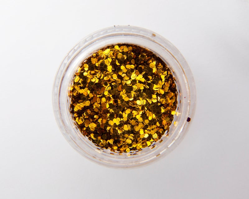 Tumma kulta paljetti hile