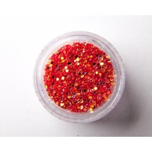 Paljetti hile punainen